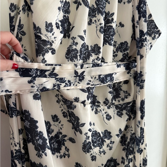 Sachin + Babi Navy and White Halter Maxi Dress - Picture 3 of 4